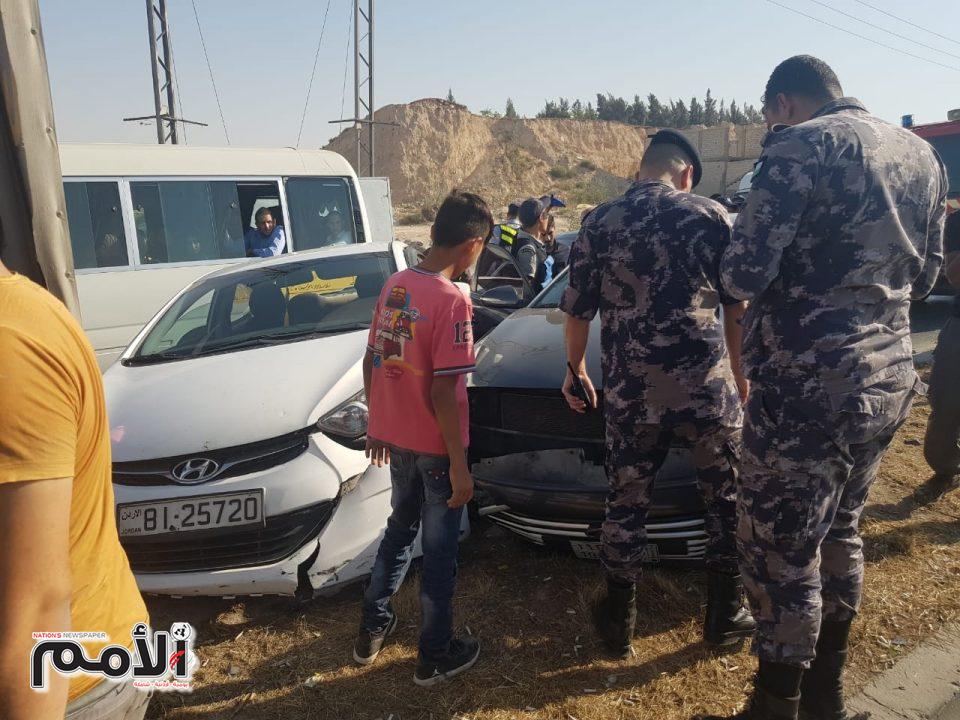 اغلاق اتوستراد عمان الزرقاء اثر حادث سير