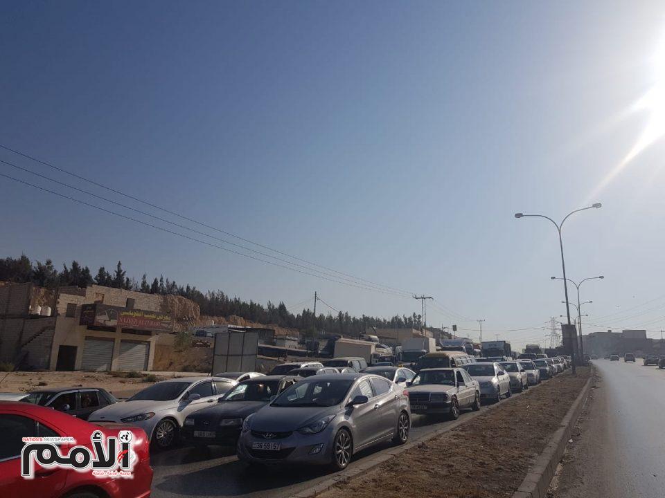 اغلاق اتوستراد عمان الزرقاء اثر حادث سير