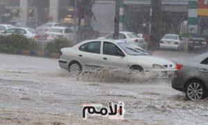 ارتفاع منسوب المياه في مناطق بعمان (أسماء)