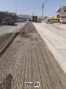 بدء صيانة طريق “عمّان – جرش” ضمن لواء عين الباشا