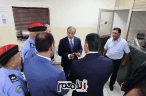 حسان يزور معبر حدود الدرة وميناء العقبة الجديد