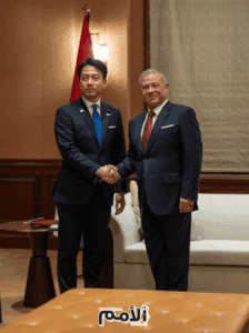 الملك يلتقي وزير الدفاع الياباني شينجيرو كويزومي في طوكيو