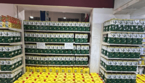 الاستهلاكية المدنية توقف بيع زيت الزيتون بسبب الازدحامات .. وتعلق