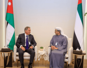 حسان يشارك بالقمة العالمية للحكومات ويبحث مع الشيخ منصور بن زايد تعزيز التعاون