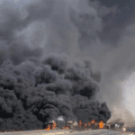 الأمن يكشف سبب حادث حريق الصهريج و3 شاحنات في الصحراوي