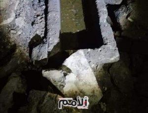 العثور على توابيت حجرية ونقوش اثرية اسفل منزل في اربد